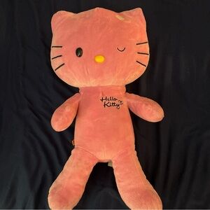 Build A Bear Hello Kitty Winking Pink Leopard 18” Plush Stuffed Animal No Bow